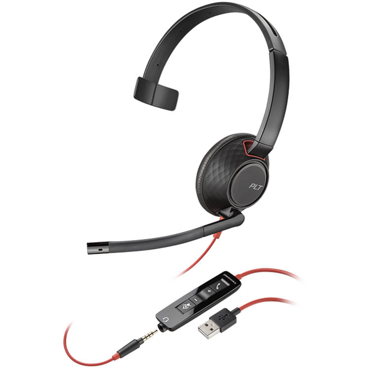 POLY DIADEMA BLACKWIRE C5210 USB-A ALAM. MONOAURAL (207577-01) POLY DIADEMA BLACKWIRE C5210 USB-A ALAM. MONOAURAL (207577-01)